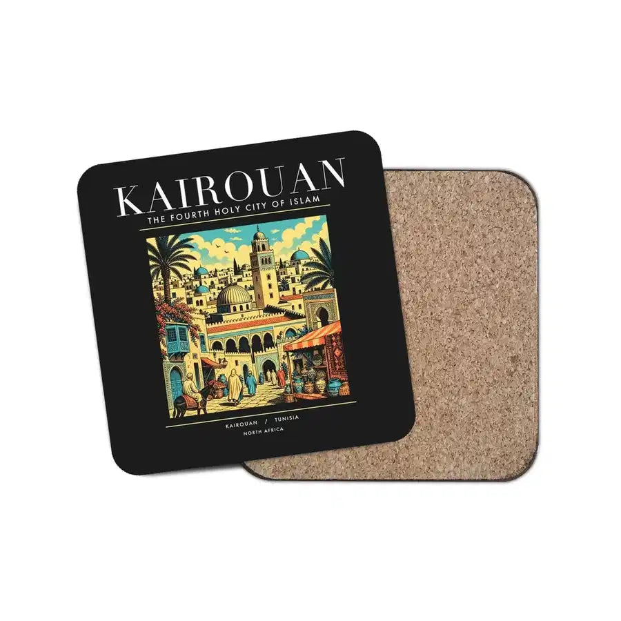 KAIROUAN - Poster - Coaster - Black