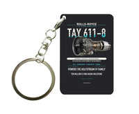 Thumbnail for TAY 611-8 Key Chain design on black key chain