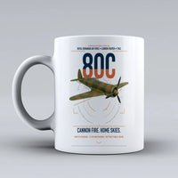 Thumbnail for IAR 80C design on white ceramic mug, double-side print
