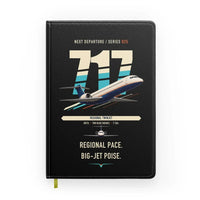 Thumbnail for Boeing 717-200 design on black notebook