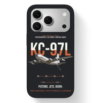 Thumbnail for KC-97L STRATOFREIGHTER design on black magsafe iphone case, for iPhone 17 Pro