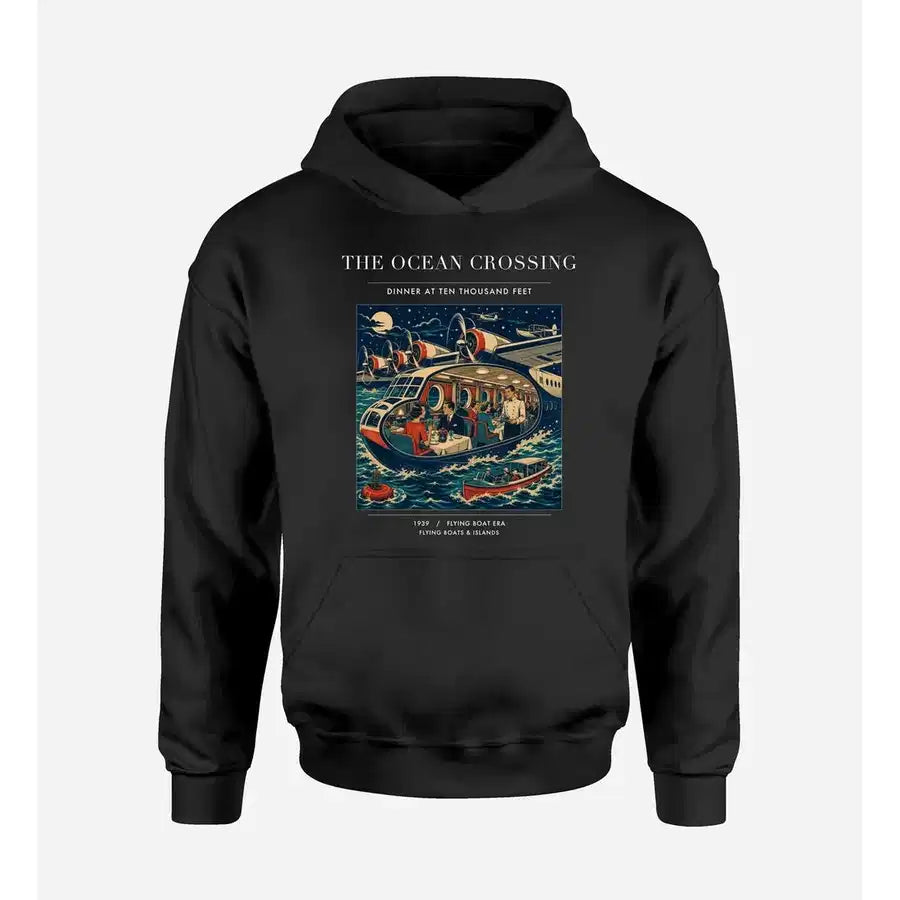 VINTAGE G4058 - The Ocean Crossing - Premium Hoodie design on black premium