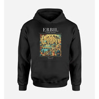 Thumbnail for ERBIL - Poster - Premium Hoodie - Black