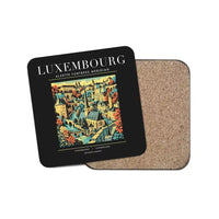 Thumbnail for LUXEMBOURG - Poster - Coaster - Black