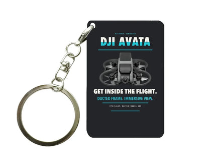 DJI Avata Key Chain design on black key chain