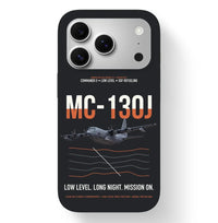 Thumbnail for MC-130J COMMANDO II design on black magsafe iphone case, for iPhone 17 Pro