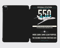 Thumbnail for Cessna Citation 550 - Citation II design on black ipad tablet case