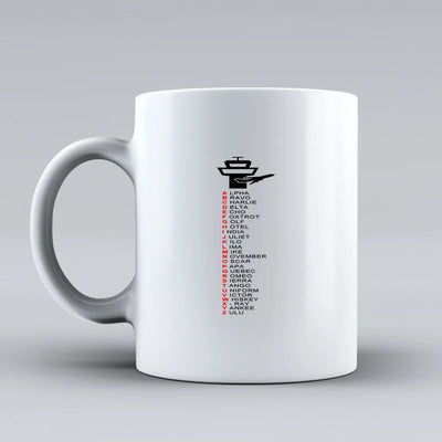 Customisable Aviation Alphabet Mug - view 2