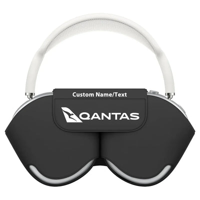 Qantas Airlines Airways Airlines aviation print AirPods Max case, fits AirPods Max.