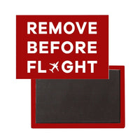 Thumbnail for Remove Before Flight aviation themed magnet, strong neodymium core.