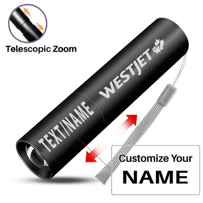 Customisable WestJet Flashlight