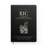 Thumbnail for Richmond International Airport (RIC) design on black notebook