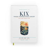 Thumbnail for Osaka Kansai International Airport (KIX) design on white notebook