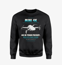 Thumbnail for DJI Mini 4K design on black sweatshirt