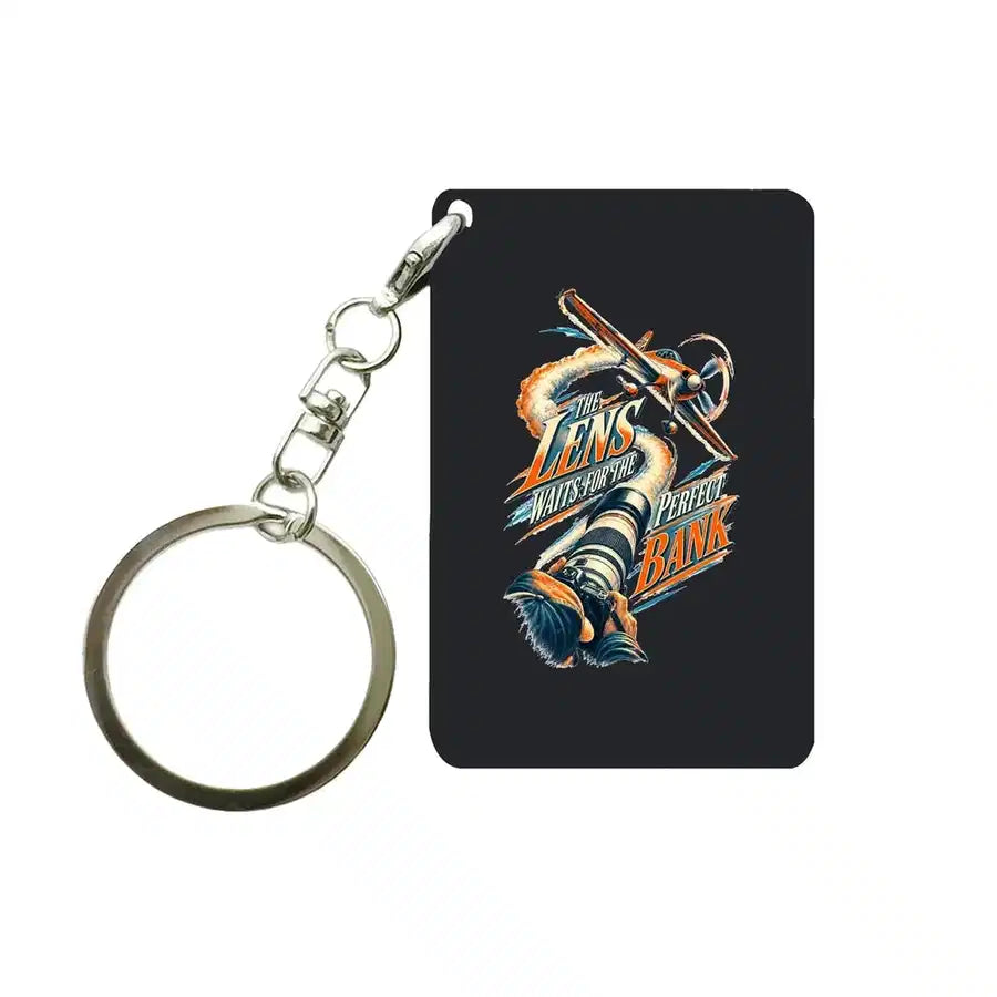 SIGNAL 669 - The Lens Waits For The Perfect Bank - Key Chain design on black key chain