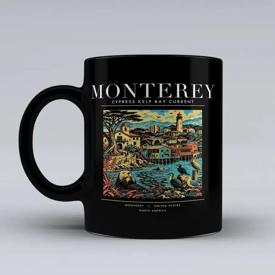MONTEREY - Poster - Mug - Black