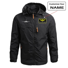Boeing 757 Silhouette Thin Stylish Jackets