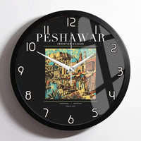 Thumbnail for PESHAWAR - Poster - Wall Clock Framed - Black