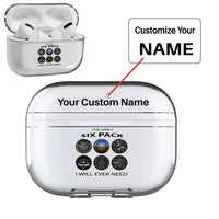Thumbnail for The Only Six Pack I Will Ever Need AirPods Pro transparent case - Normal + Name