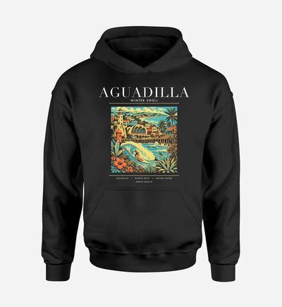 AGUADILLA - Poster - Premium Hoodie - Black