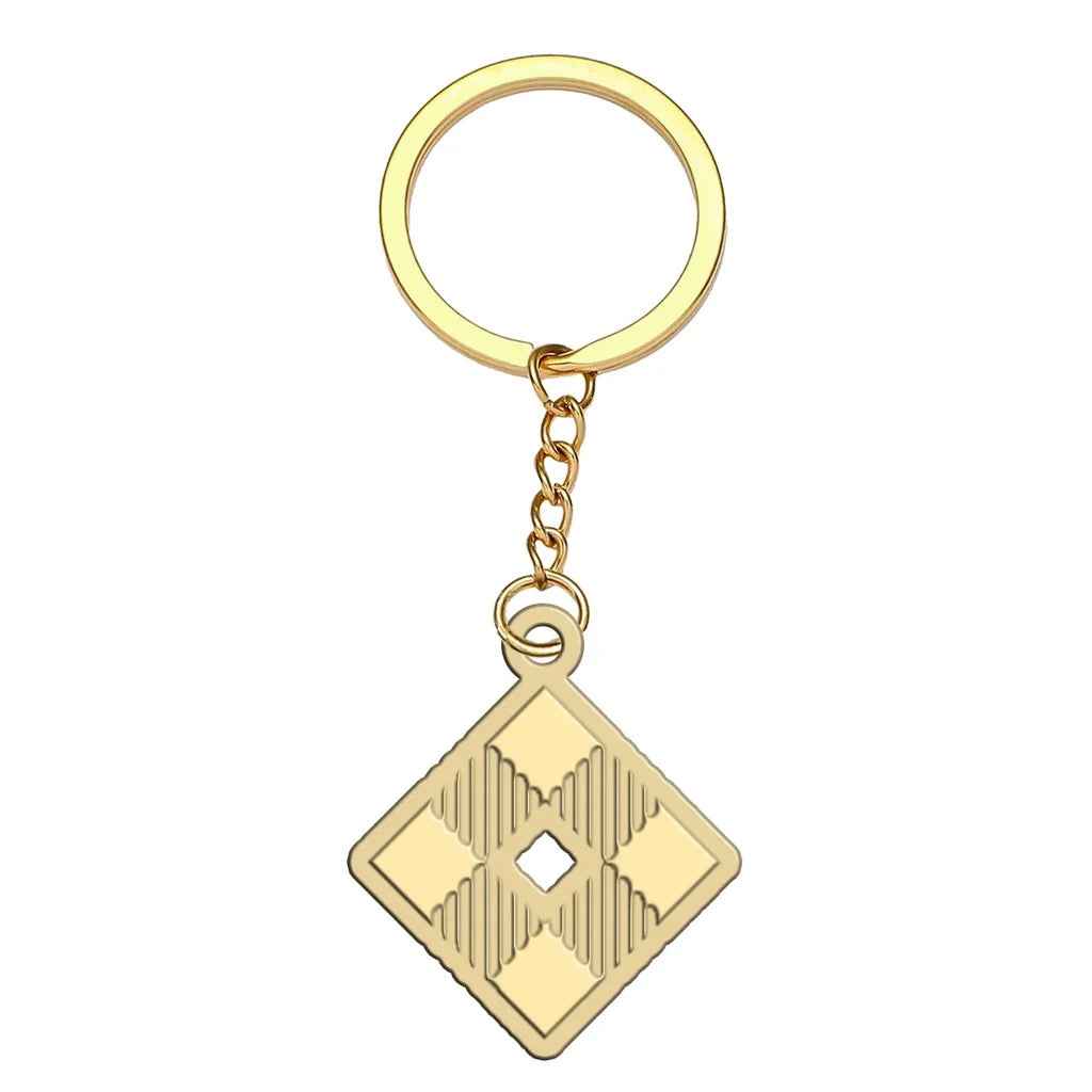 Volotea Airlines aviation hollow key chain in polished alloy.