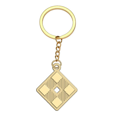 Volotea Airlines aviation hollow key chain in polished alloy.