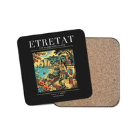 Thumbnail for ETRETAT - Poster - Coaster - Black