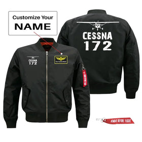 Cessna 172 Silhouette & Pilot Jackets (Customizable)