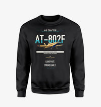 Thumbnail for Air Tractor AT-802F design on black sweatshirt