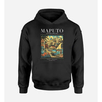 Thumbnail for MAPUTO - Poster - Premium Hoodie - Black