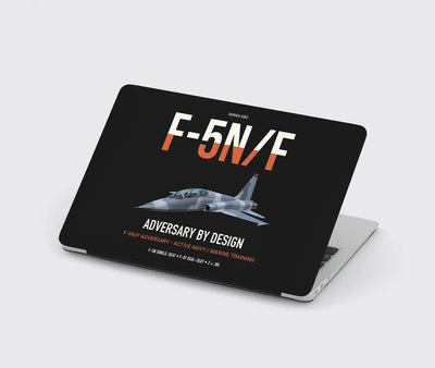 F-5N F Adversary design on black MacBook case