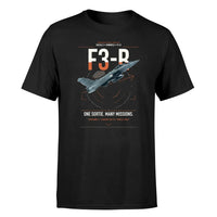 Thumbnail for Dassault Rafale C — F3-R standard design on black t-shirt, single-side print
