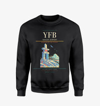 Thumbnail for Iqaluit Airport (YFB) design on black sweatshirt