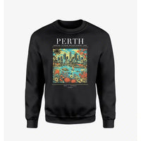 Thumbnail for PERTH - Poster - Sweatshirt - Black
