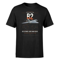 Thumbnail for Avro Vulcan B2 design on black t-shirt, single-side print
