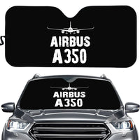 Thumbnail for Airbus A350 & Plane aviation design on reflective polyester car sun shade.