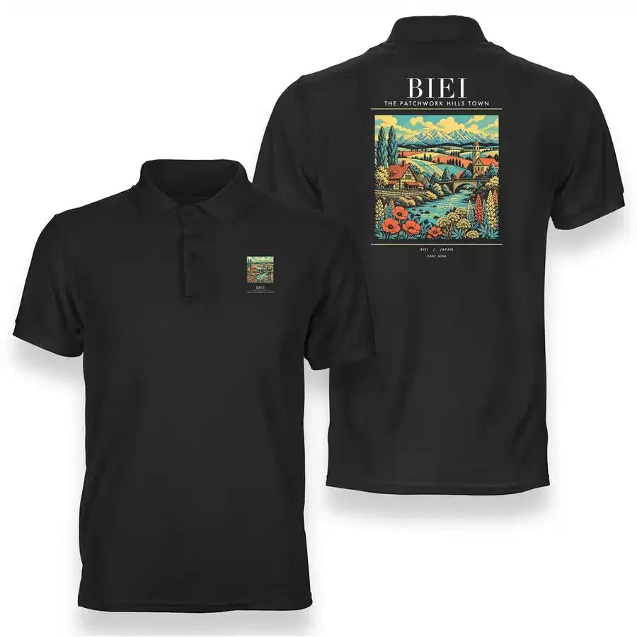 BIEI - Poster - Double-Side Polo - Black