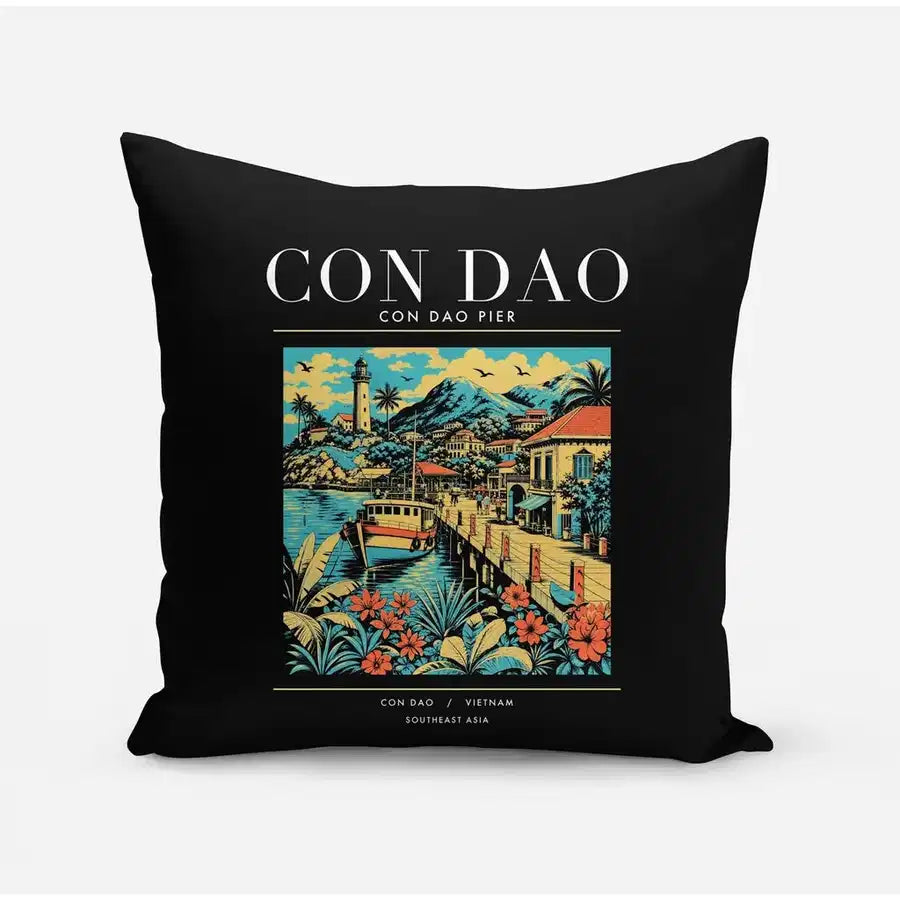 CON DAO - Poster - Pillow - Black