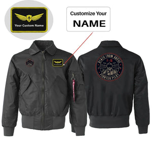 The Fighter Jet 16 Silhouette - Death From Above Embroidered Patch Attachable Jackets
