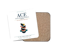 Thumbnail for César Manrique-Lanzarote Airport (ACE) design on white 1 piece coaster