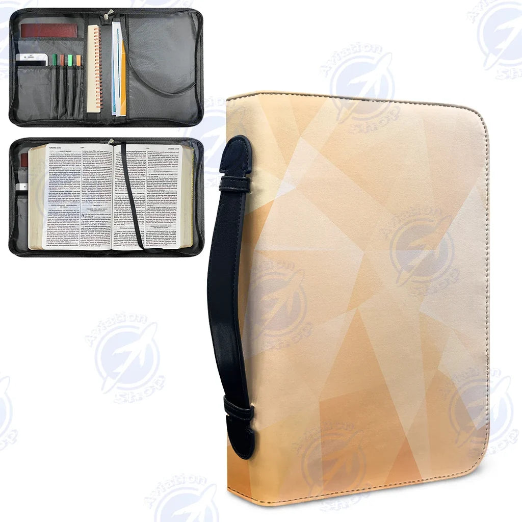 Modern Texture aviation PU accessories bag in PU faux leather.