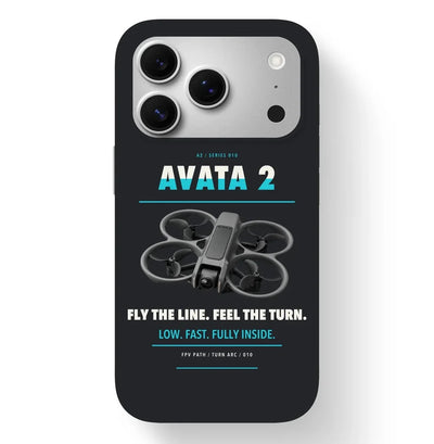 DJI Avata 2 Case design on black iphone case