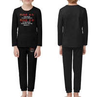 Thumbnail for Rule 1 - Pilot is Always Correct children pajamas - Black