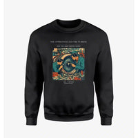 Thumbnail for VINTAGE G4470 - The Apprentice And The Turbine - Designed Sweatshirts design on black