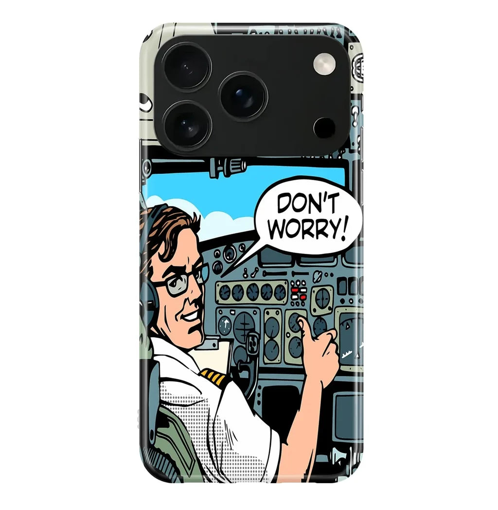 Don't Worry Thumb Up Captain iPhone Case