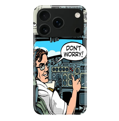 Don't Worry Thumb Up Captain iPhone Case