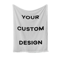 Thumbnail for Custom Design/Image Bed Blankets & aviation print on soft fleece blanket.