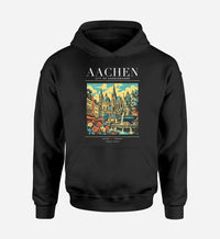 Thumbnail for AACHEN - Poster - Premium Hoodie - Black