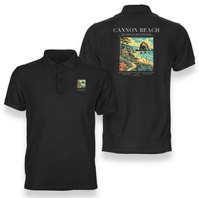 Cannon Beach City Series Premium Polo T-Shirts