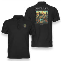 Thumbnail for OSTRAVA - Poster - Double-Side Polo - Black